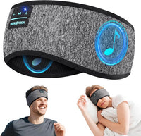 Premium Bluetooth Schlafmaske | Ultra-dünne Lautsprecher, Vollständig Kabellos, Weiches Augenmasken-Kopfband"