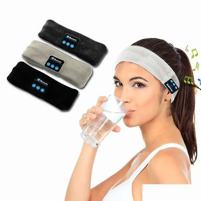 Premium Bluetooth Schlafmaske | Ultra-dünne Lautsprecher, Vollständig Kabellos, Weiches Augenmasken-Kopfband